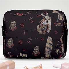 Vintage Tattoos Nautical Make Up Pouch (large) by Apen