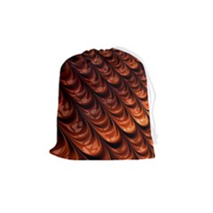 Fractal Frax Drawstring Pouch (medium) by Askadina