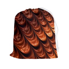 Fractal Frax Drawstring Pouch (2xl) by Askadina