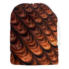 Fractal Frax Drawstring Pouch (3xl) by Askadina