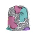 Lines Line Art Pastel Abstract Multicoloured Surfaces Art Drawstring Pouch (XL) View1