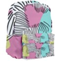 Lines Line Art Pastel Abstract Multicoloured Surfaces Art Giant Full Print Backpack View3