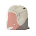 Pattern Line Art Texture Minimalist Design Drawstring Pouch (XL) View2