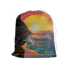Pretty Art Nice Drawstring Pouch (xl) by Maspions