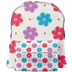 Abstract Art Pattern Colorful Artistic Flower Nature Spring Giant Full Print Backpack by Bedest