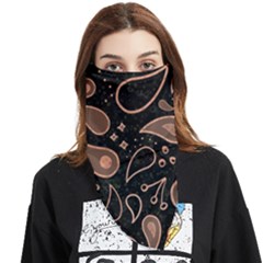 Background Beautiful Decorative Wallpaper Decor Backdrop Digital Graphic Design Trends Unique Style Face Covering Bandana (triangle) by Bedest