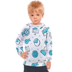 Pattern Business Graphics Seamless Background Texture Desktop Design Concept Geometric Kids  Hooded Pullover by Bedest