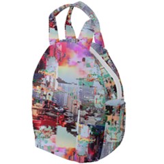 Digital Computer Technology Office Information Modern Media Web Connection Art Creatively Colorful C Travel Backpack by Maspions