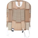Wooden Wickerwork Texture Square Pattern Full Print Backpack View2