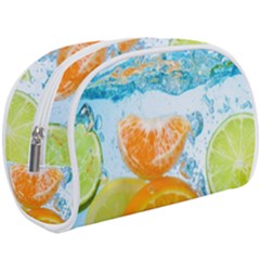 Fruits, Fruit, Lemon, Lime, Mandarin, Water, Orange Make Up Case (large) by nateshop