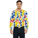 Colored Blots Painting Abstract Art Expression Creation Color Palette Paints Smears Experiments Mode Men s Long Sleeve  Shirt View1