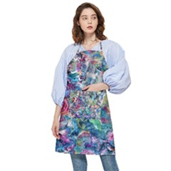 Abstract Confluence Pocket Apron by kaleidomarblingart