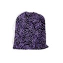 Enigmatic Plum Mosaic Drawstring Pouch (Large) View2