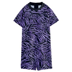 Enigmatic Plum Mosaic Kids  Boyleg Half Suit Swimwear by dflcprintsclothing