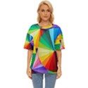 bring colors to your day Oversized Basic T-Shirt View1