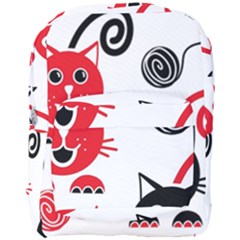 Cat Little Ball Animal Full Print Backpack by Maspions