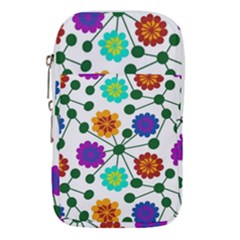 Bloom Plant Flowering Pattern Waist Pouch (small) by Maspions