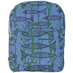 Fish Pike Pond Lake River Animal Full Print Backpack by Maspions