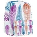 Pen Peacock Colors Colored Pattern Giant Full Print Backpack View3