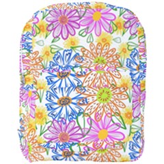 Bloom Flora Pattern Printing Full Print Backpack by Maspions