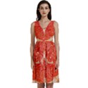 Grapefruit-fruit-background-food Sleeveless Dress With Pocket View1
