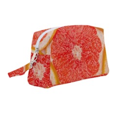 Grapefruit-fruit-background-food Wristlet Pouch Bag (medium) by Maspions