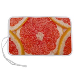 Grapefruit-fruit-background-food Pen Storage Case (s) by Maspions