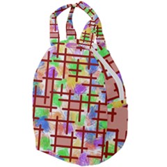Pattern-repetition-bars-colors Travel Backpack by Maspions