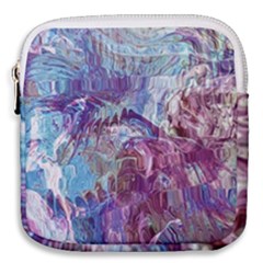 Blend Marbling Mini Square Pouch by kaleidomarblingart