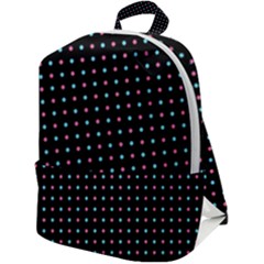 Pattern Dots Dot Seamless Zip Up Backpack by Maspions