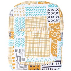Premium Quality Elegant Orange Full Print Backpack by Maspions