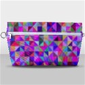 Floor Colorful Triangle Handbag Organizer View1