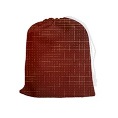Grid Background Pattern Wallpaper Drawstring Pouch (xl) by Maspions