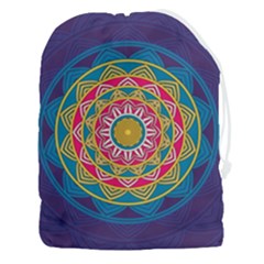 Abstract Digital Artwork Drawstring Pouch (3xl) by Maspions