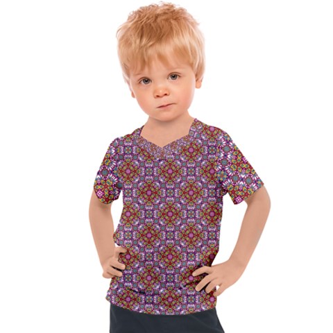 Pattern Mandala Seamless Kids  Sports T-shirt by Maspions