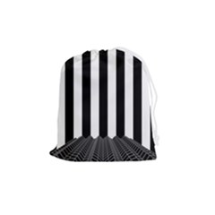 Stripes Geometric Pattern Digital Art Art Abstract Abstract Art Drawstring Pouch (medium) by Proyonanggan