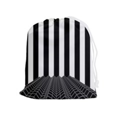 Stripes Geometric Pattern Digital Art Art Abstract Abstract Art Drawstring Pouch (xl) by Proyonanggan