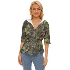 Camouflage Military Lightweight Drawstring Hooded Top by Ndabl3x