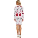 Assorted Illustration Lot Japan Fundal Japanese Long Sleeve Shirt Collar Bodycon Dress View4