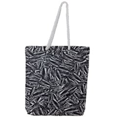 Monochrome Mirage Full Print Rope Handle Tote (large) by dflcprintsclothing