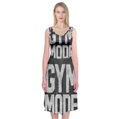 Gym Mode Midi Sleeveless Dress by Store67
