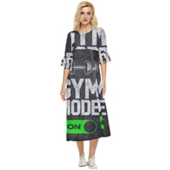 Gym Mode Double Cuff Midi Dress by Store67