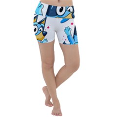 Super Bluey Lightweight Velour Yoga Shorts by avitendut