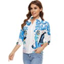 super bluey Women s Quarter Sleeve Pocket Shirt View3
