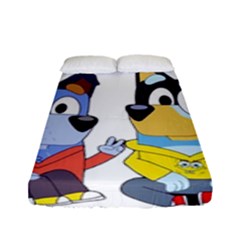 Stumpfest Bluey Fitted Sheet (full/ Double Size) by avitendut