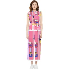 Grannies Bluey Women s Frill Top Chiffon Jumpsuit by avitendut