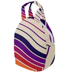 Angles Design Pattern Retro Travel Backpack by Maspions
