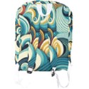 Wave Waves Ocean Sea Abstract Whimsical Full Print Backpack View2