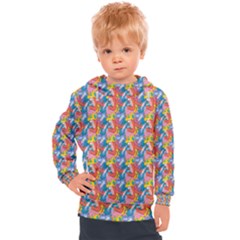 Abstract Pattern Kids  Hooded Pullover by designsbymallika
