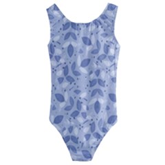 Pastel Botanic Harmony Collage Kids  Cut-out Back One Piece Swimsuit by dflcprintsclothing